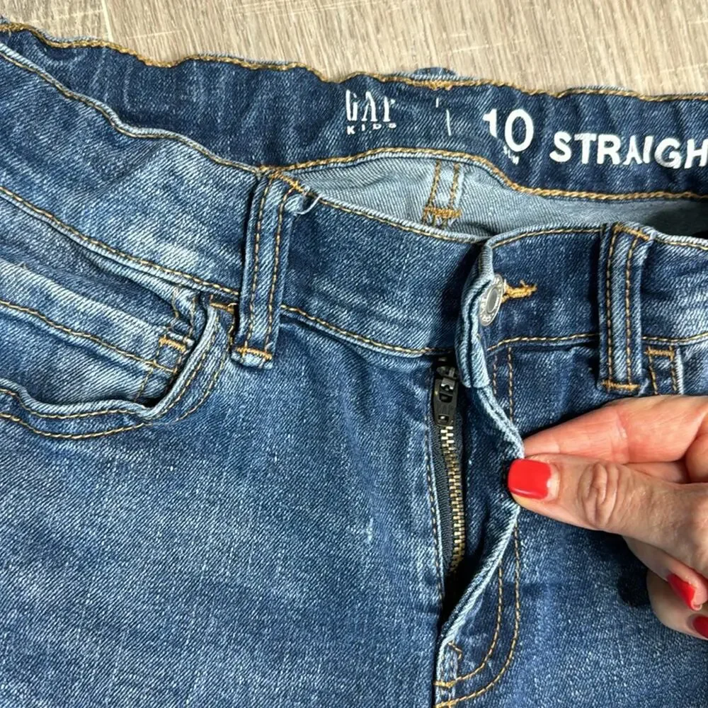 GAP KIDS Boys Straight Leg Slim Fit Denim Jeans